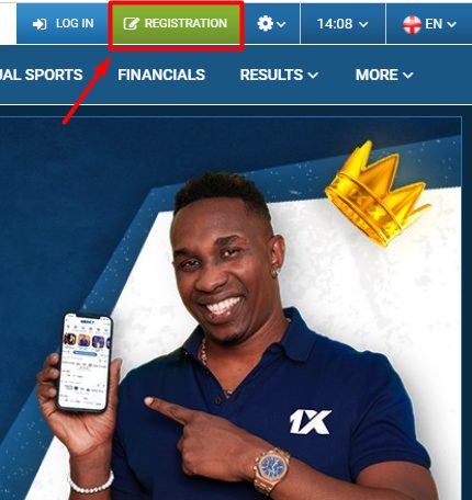 Creating an Account on 1xbet