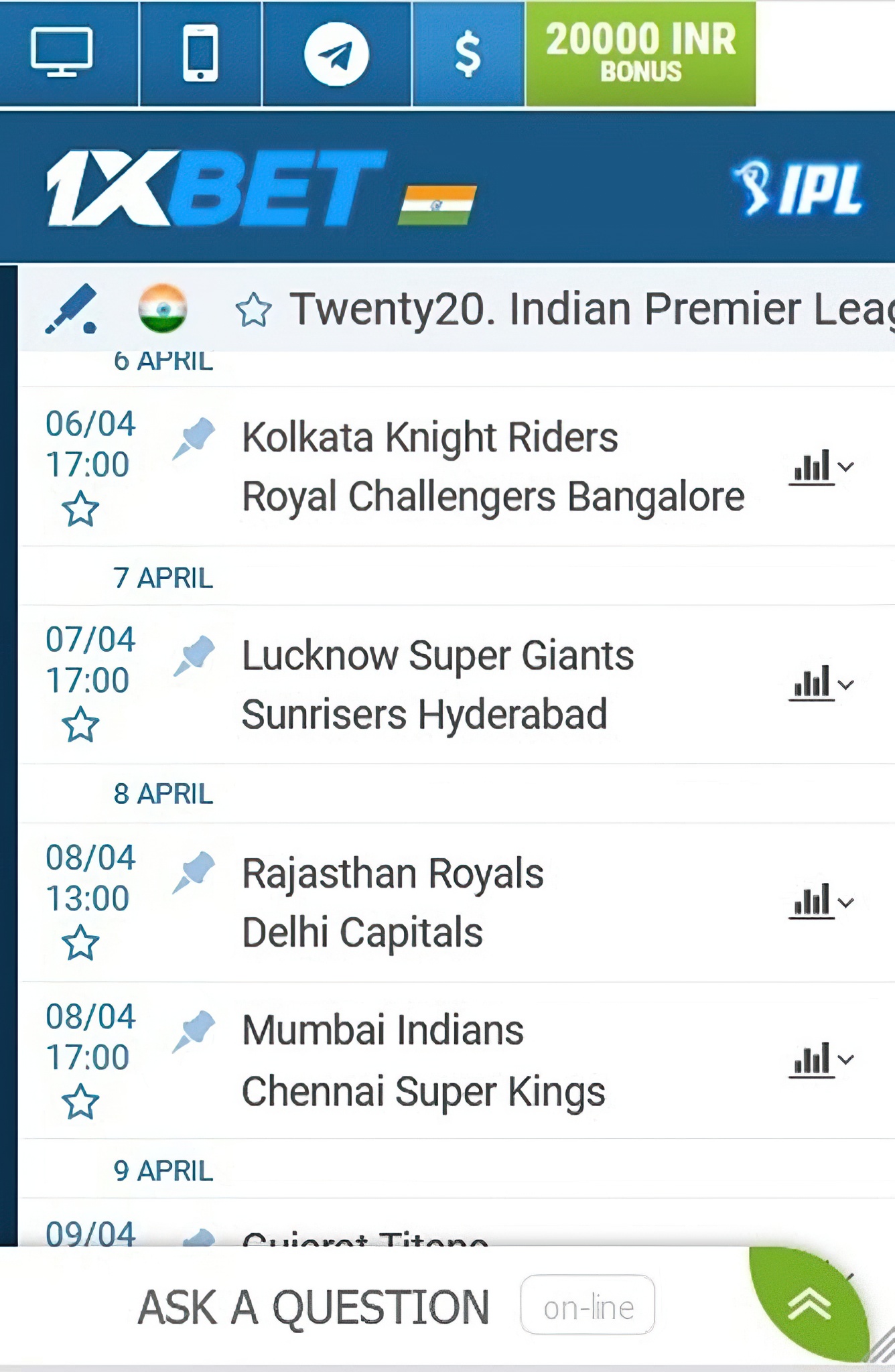 best ipl betting app for cricket